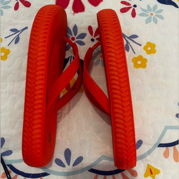 Red Flip Flops - Picture 3 of 5